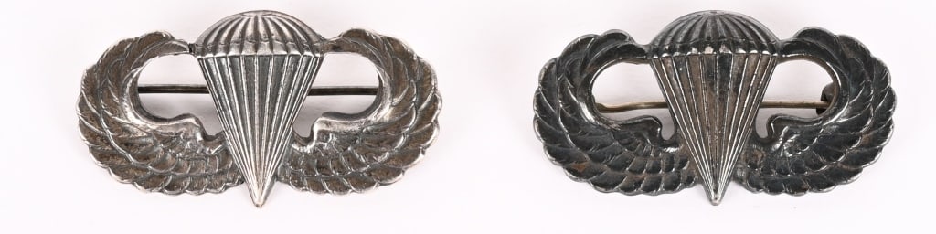 WWII US PARATROOPER JUMP WING BY ORBER A&E NAMED (1 of 3)