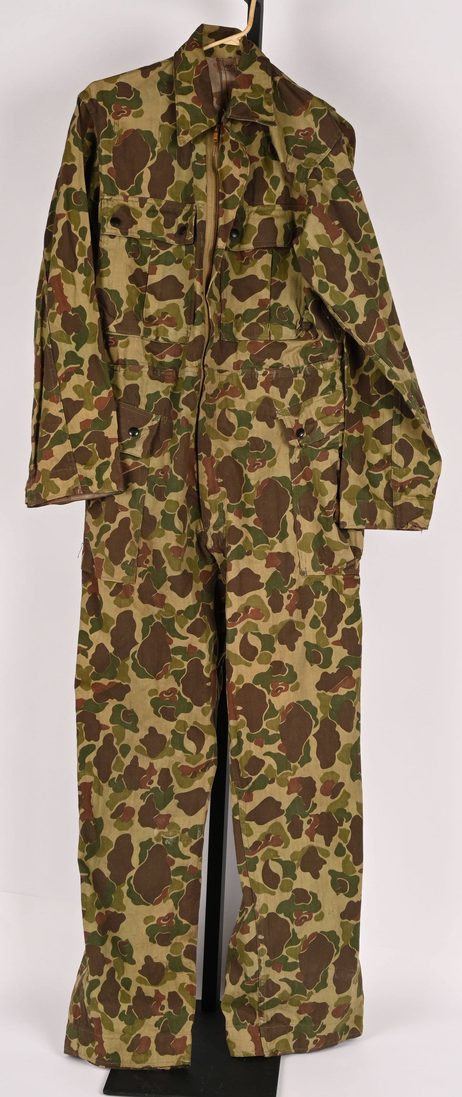 WWII CAMO HBT COVERALLS US ARMY FROGSKIN WW2 (1 of 5)
