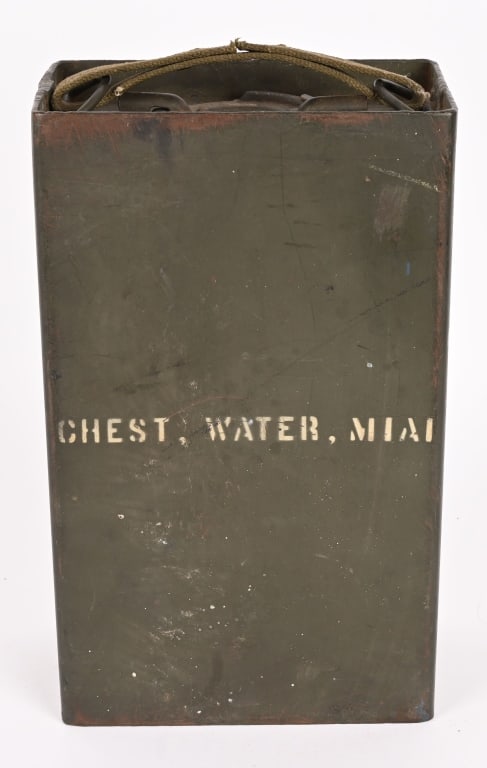 WWII GI M1A1 WATER CHEST FOR M1917A1 BMG WW2 (1 of 6)