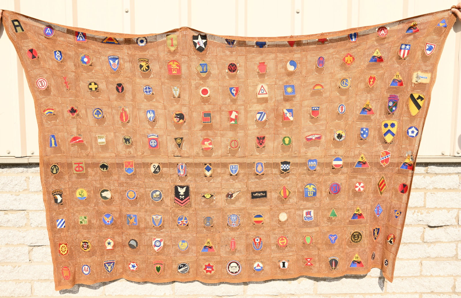 WWII US ARMY PATCH BLANKET 502ND POCKET PATCH WW2 (1 of 12)