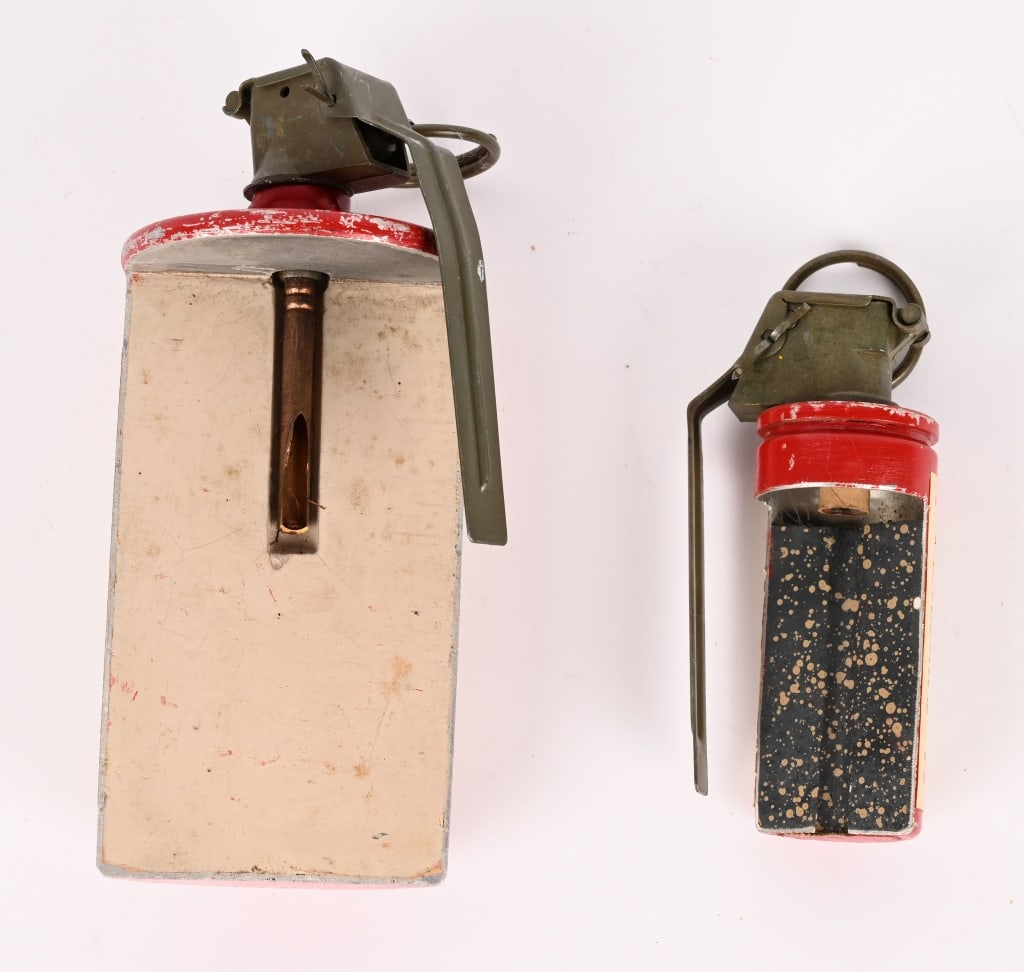 US CN 121 - 109 TEAR GAS GRENADE CUTAWAY LOT (1 of 2)