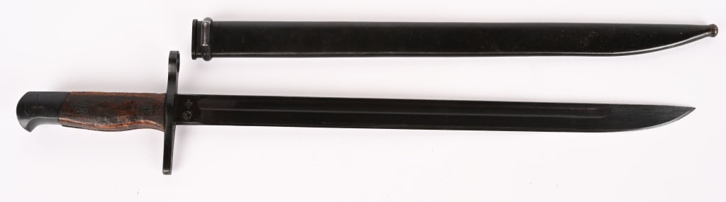 WWII JAPANESE INFANTRY TYPE 30 BAYONET W/ SCABBARD (1 of 6)