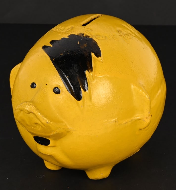WWII ANTI AXIS ADOLF HITLER PIGGY BANK WW2 (1 of 6)