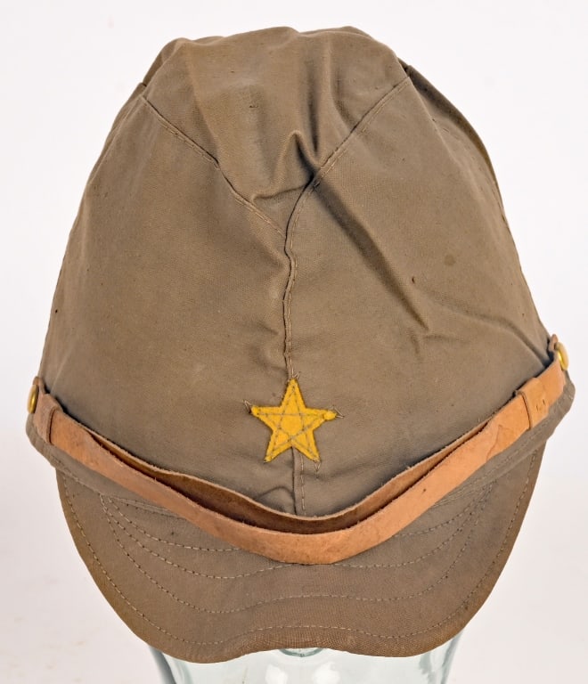 WWII IMPERIAL JAPANESE EM/NCO'S SIDE CAP WW2 (1 of 6)