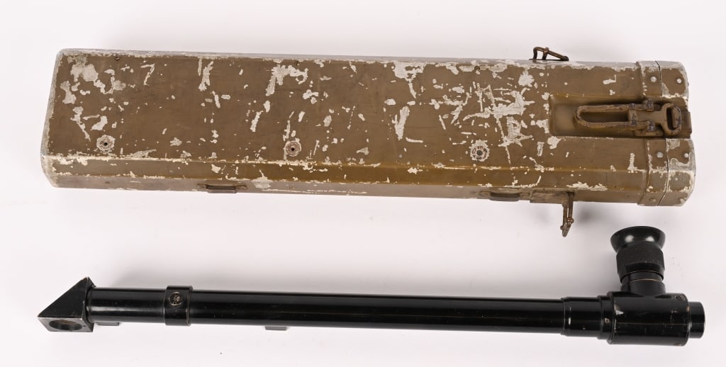 WWII JAPANESE TRENCH PERISCOPE w/ CASE 5X10 WW2: WWII field Trench Periscope Type 93 Model 50. This periscope was made byTokyo Kogaku K.K. (Tokyo Optical Co. / Toko), magnification is 5 and 10 degrees field of view. It also has some Japanese charact