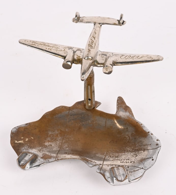 WWII 1944 DATED ASHTRAY LOCKHEED LODESTAR MODEL 18 (1 of 6)