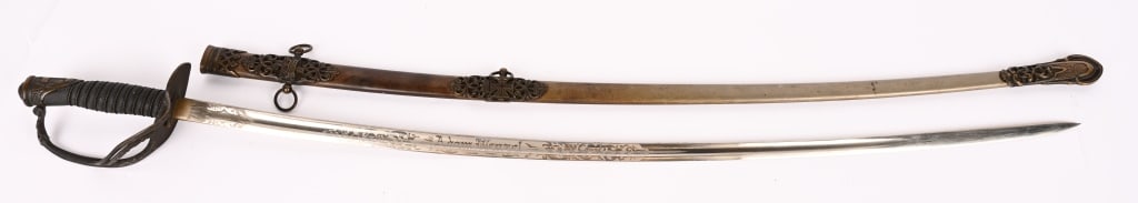 KNIGHTS TEMPLAR SWORD BY PARSON & CO. NAMED BLADE (1 of 9)