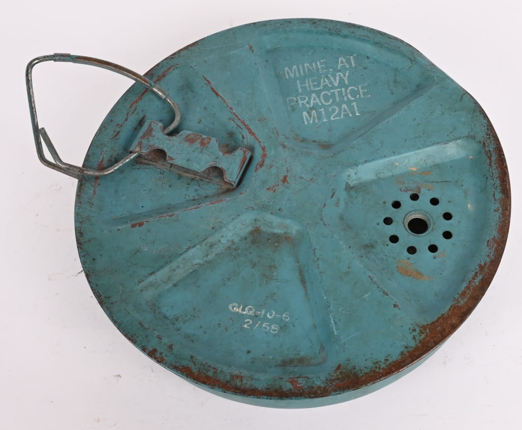 COLD WAR US 2 PC. M12 TRAINING MINE 2/55 DATED - 4