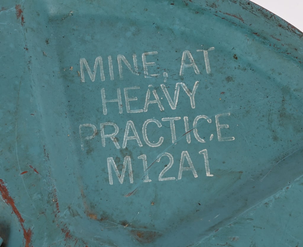 COLD WAR US 2 PC. M12 TRAINING MINE 2/55 DATED - 5