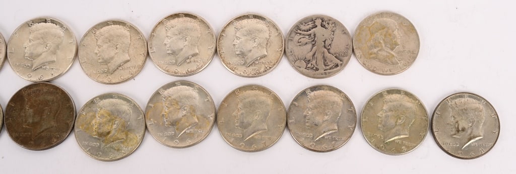 SILVER US KENNEDY HALF DOLLARS - 3