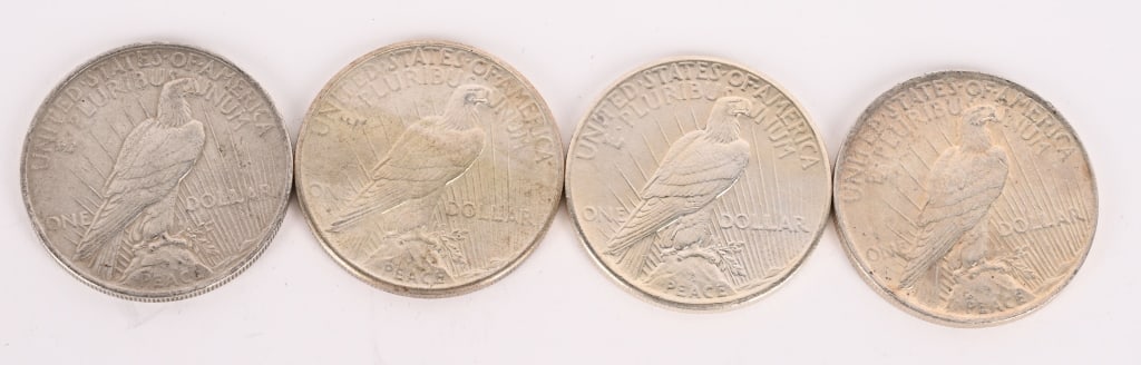 8- US PEACE SILVER DOLLARS - 3