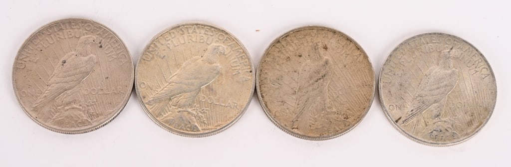 8- US PEACE SILVER DOLLARS - 5