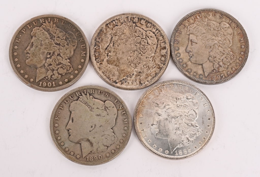 9- US MORGAN SILVER DOLLARS - 4
