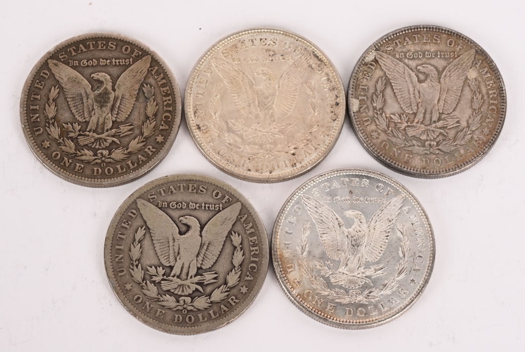 9- US MORGAN SILVER DOLLARS - 5