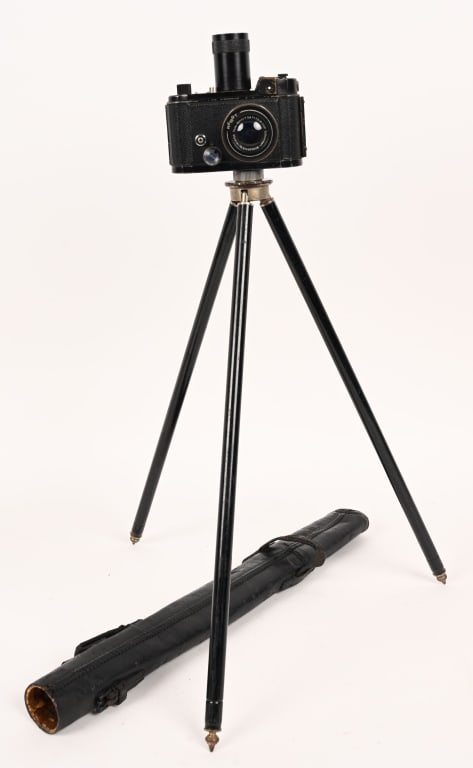 WWII NAZI GERMAN LUFTWAFFE ROBOT CAMERA W TRIPOD (1 of 10)