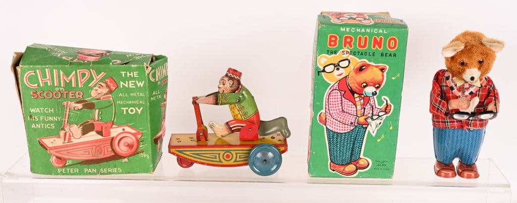 3- WINDUP ANIMALS w/ BOX - 2