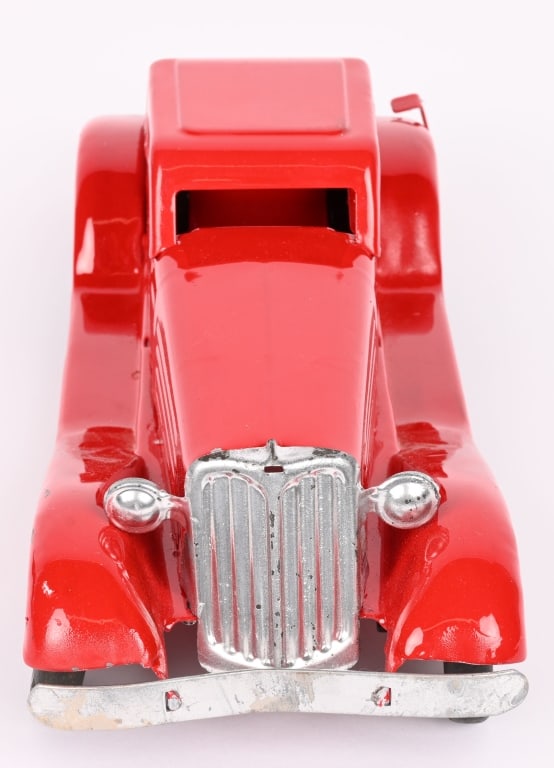 MARX WINDUP FIRE CHIEF COUPE - 2