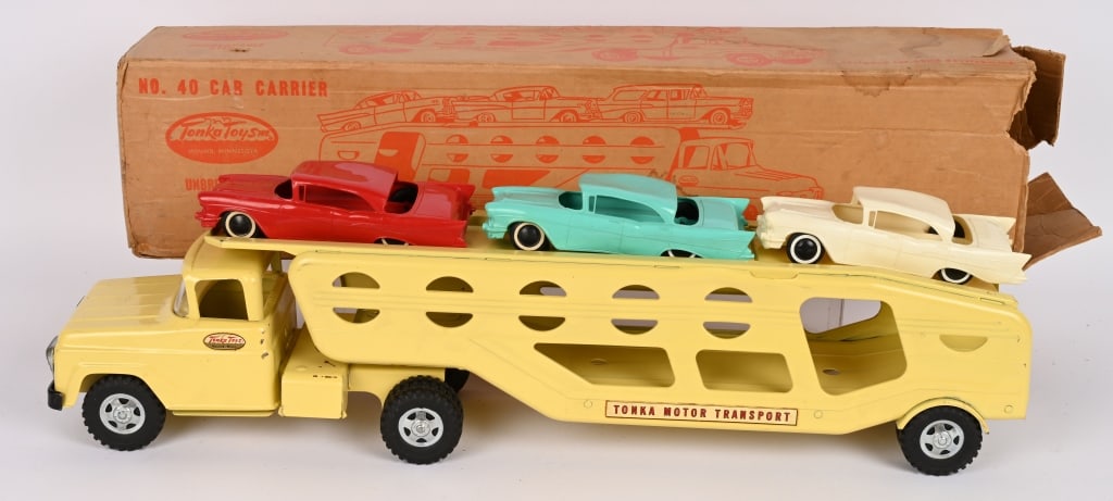 TONKA #40 CAR CARRIER w/ BOX (1 of 9)