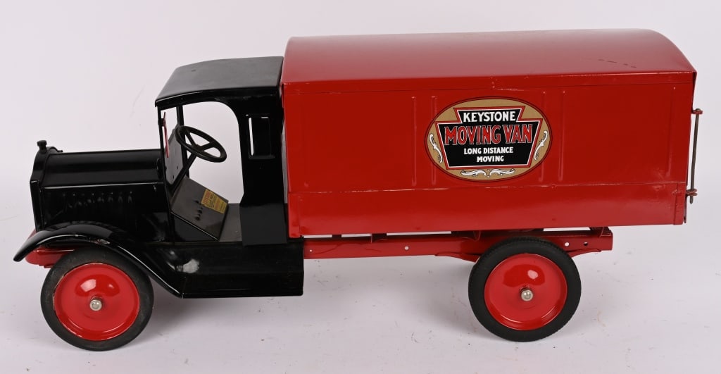 KEYSTONE MOVING VAN: Nice restored Keystone Moving Van. Well done accurate restoration. 26" Excellent