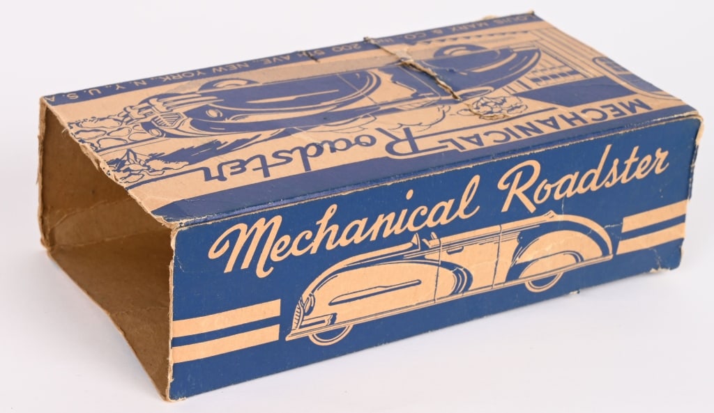 MARX WINDUP DUMP TRUCK & ROADSTER w/ BOXES (1 of 12)