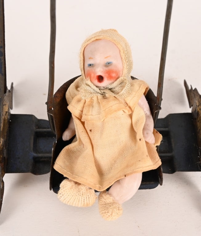 LEHMANN TIN WINDUP SWING DOLL - 3