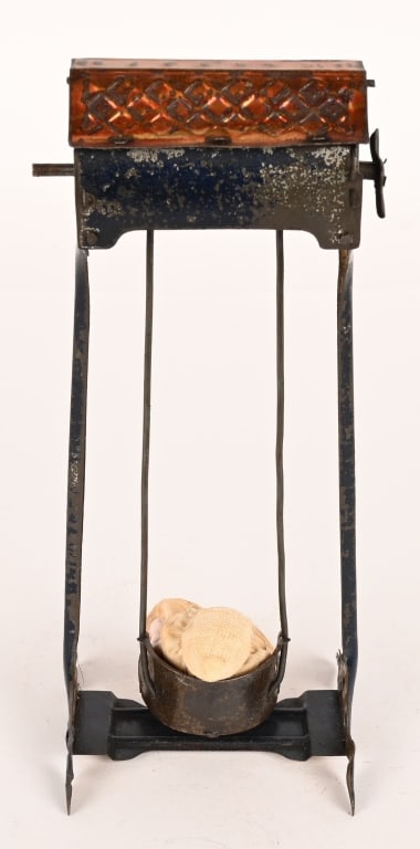 LEHMANN TIN WINDUP SWING DOLL - 5
