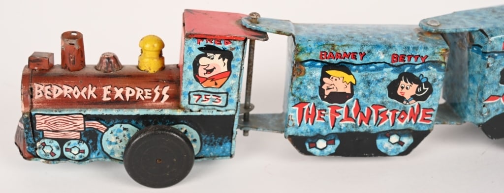 MARX TIN WINDUP BEDROCK EXPRESS TRAIN - 2