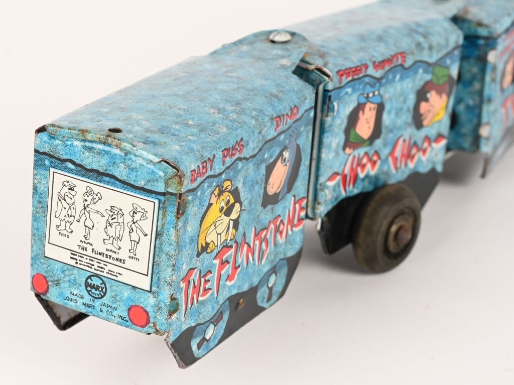 MARX TIN WINDUP BEDROCK EXPRESS TRAIN - 6