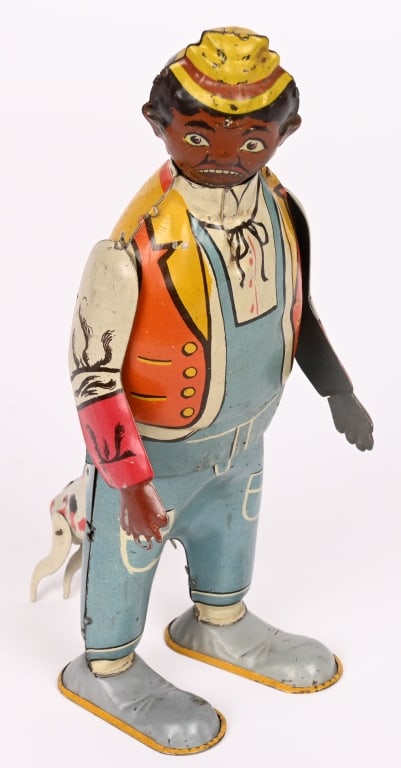 MARX TIN WINDUP CHICKEN SNATCHER - 4