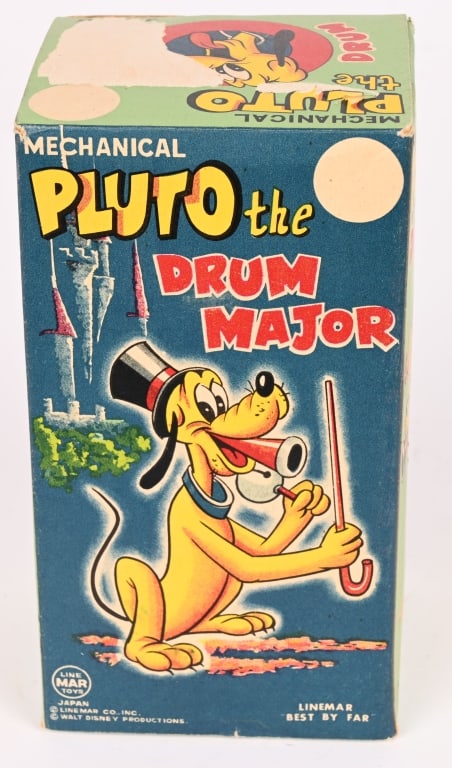 LINEMAR TIN WINDUP PLUTO DRUM MAJOR w/ BOX - 8
