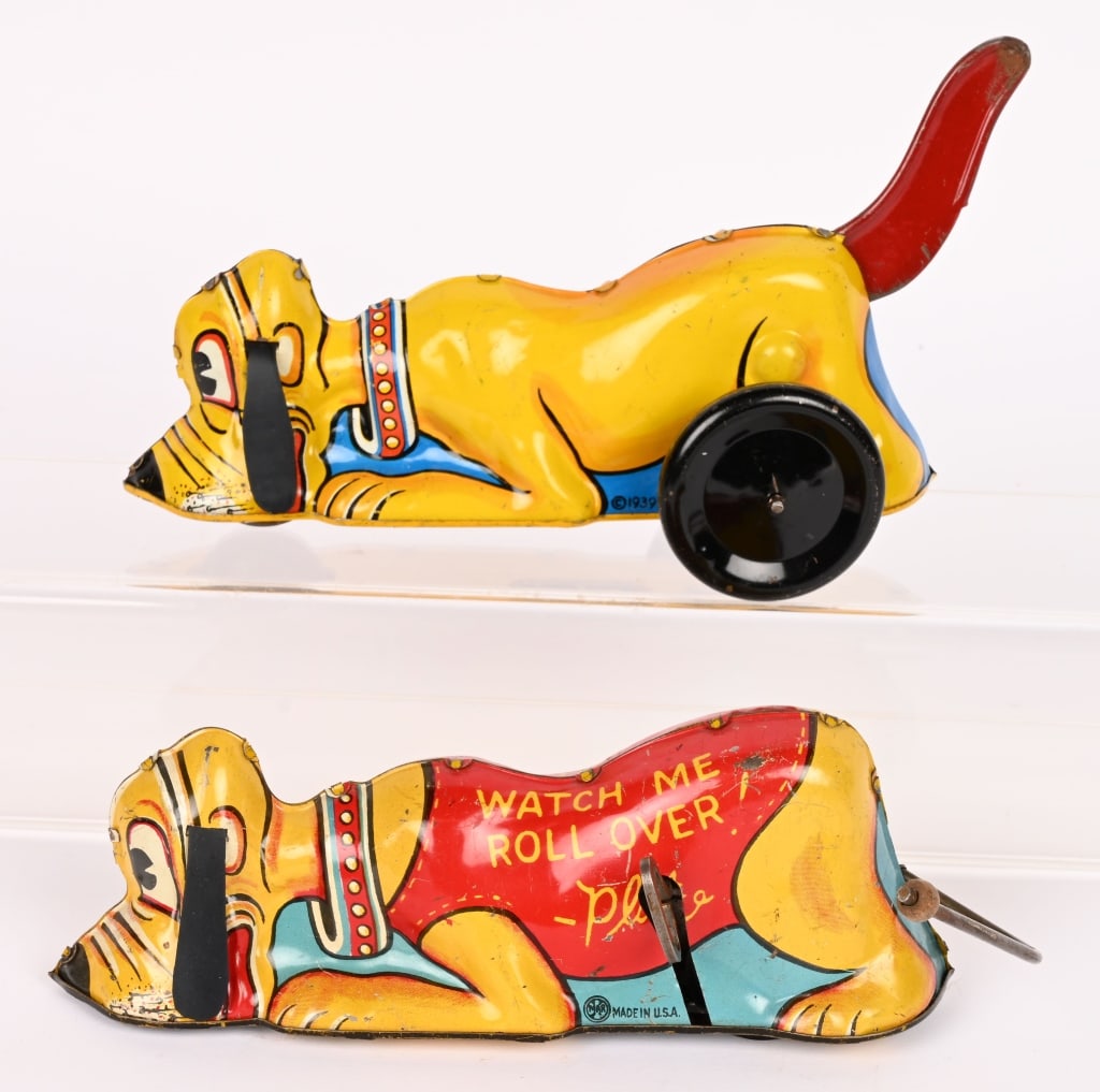 LOT OF 2 MARX PLUTO TIN TOYS (1 of 6)