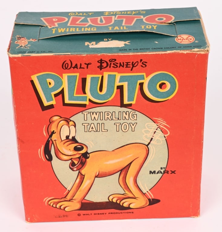 MARX WINDUP TWIRLING TAIL PLUTO w/ BOX - 4