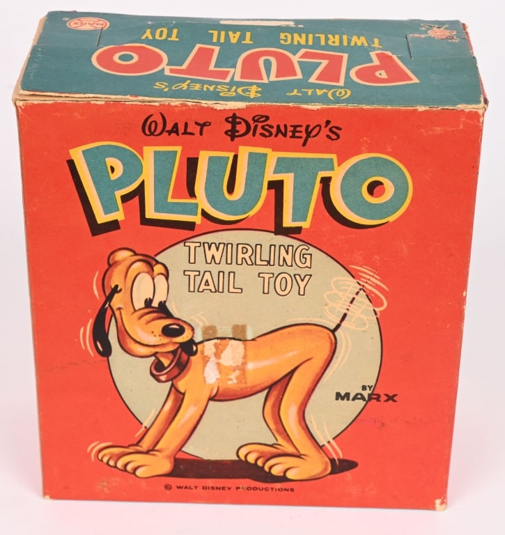 MARX WINDUP TWIRLING TAIL PLUTO w/ BOX - 7