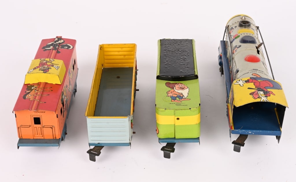 MARX Tin Windup MICKEY MOUSE METEOR TRAIN - 4
