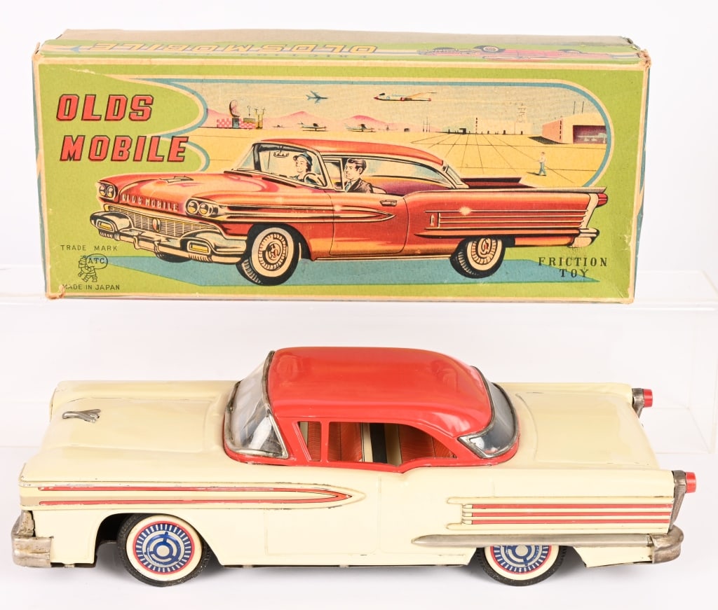 ATC TIN FRICTION 1958 OLDSMOBILE w/ BOX (1 of 9)