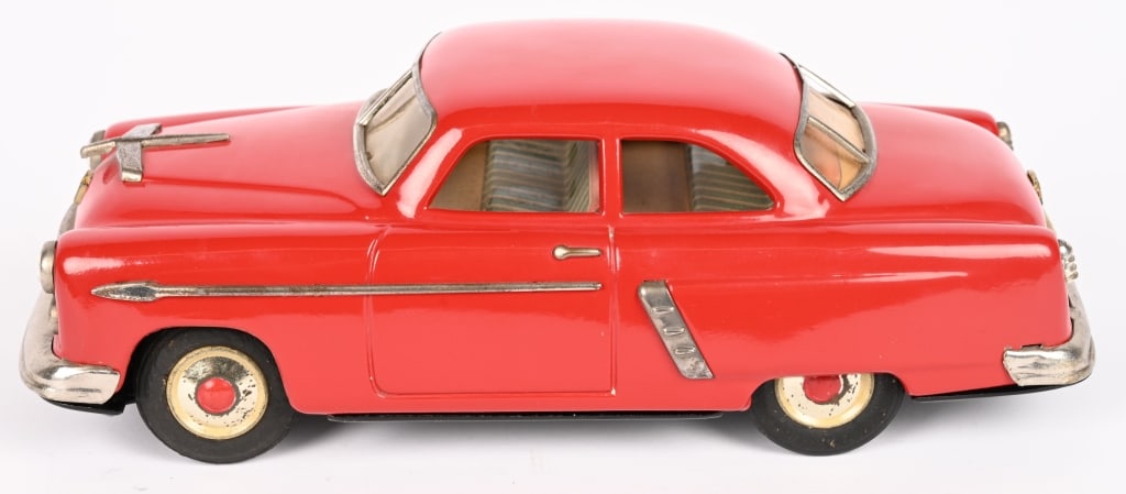 MARUSAN TIN FRICTION 1952 FORD HARD TOP: All original in great condition. Friction works. 10" Excellent