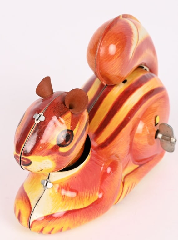 TPS TIN WINDUP JUMPING SQUIRREL w/ BOX - 2