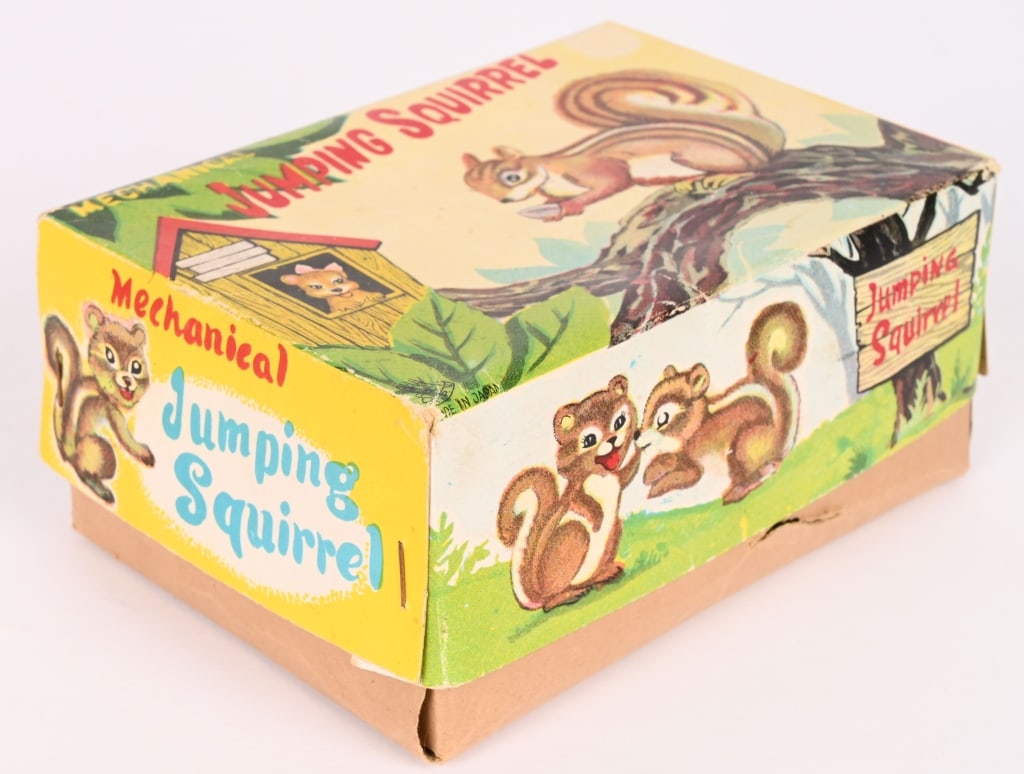 TPS TIN WINDUP JUMPING SQUIRREL w/ BOX - 5