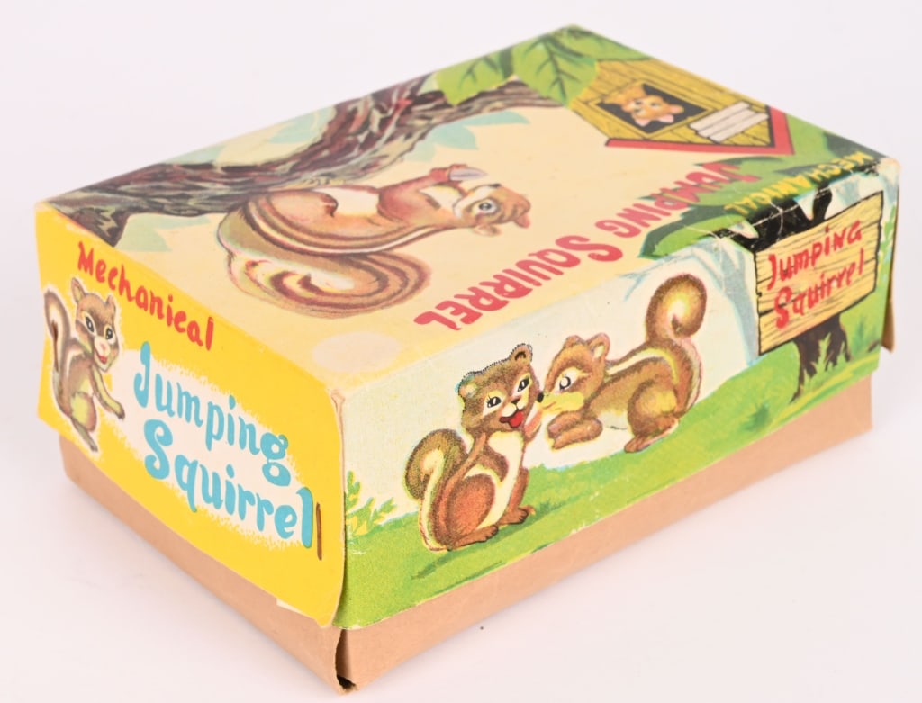 TPS TIN WINDUP JUMPING SQUIRREL w/ BOX - 6