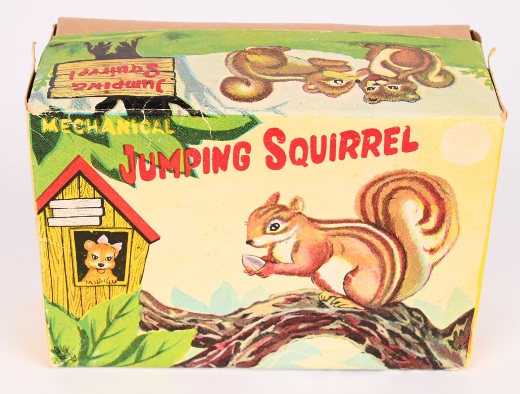 TPS TIN WINDUP JUMPING SQUIRREL w/ BOX - 7