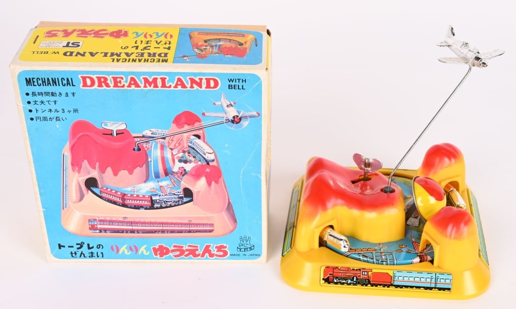 TPS TIN WINDUP DREAMLAND w/ BOX: All original in great condition. Windup works. Boxed 6" Excellent