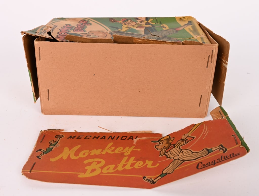 JAPAN TIN WINDUP MONKEY BATTER - 6