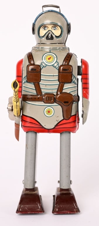 JAPAN TIN WINDUP SPACE COMMANDO (1 of 5)