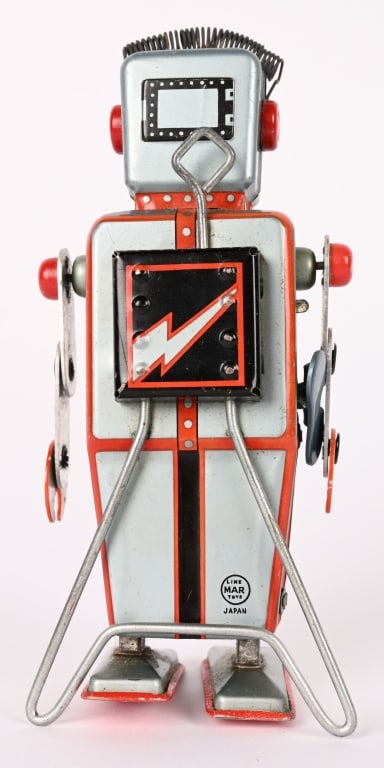 LINEMAR TIN WINDUP EASEL BACK ROBOT - 3