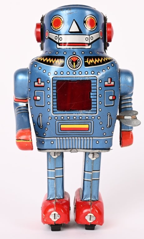JAPAN TIN WINDUP WALKING MIGHTY ROBOT (1 of 5)