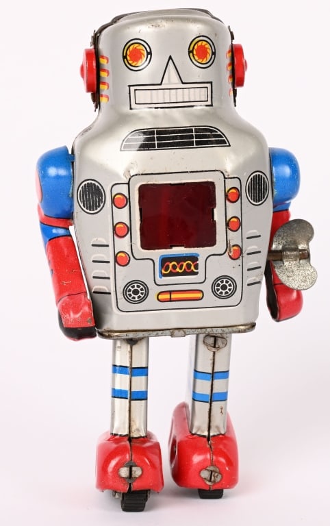 JAPAN TIN WINDUP WALKING MIGHTY ROBOT (1 of 5)
