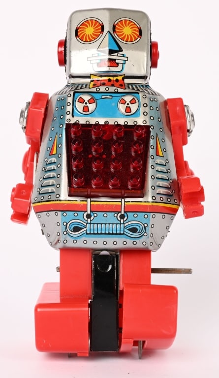 JAPAN TIN WINDUP SPACE ROBOT RX-008 (1 of 5)