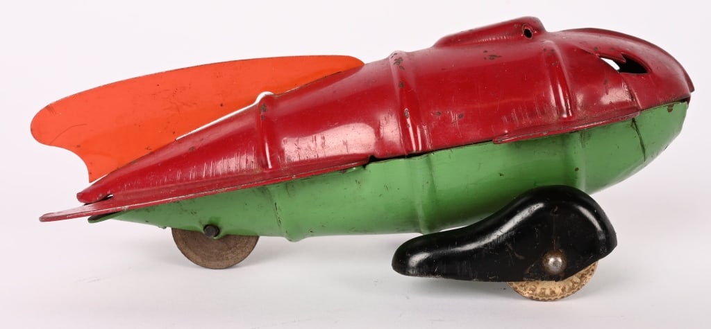 WYANDOTTE PRESSED STEEL BUCK ROGERS ROCKETSHIP (1 of 3)