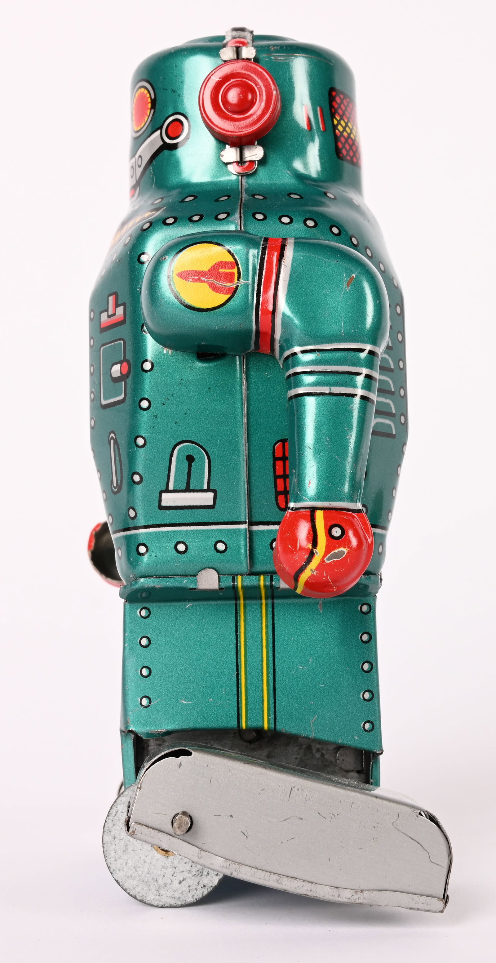 JAPAN TIN WINDUP MIGHTY ROBOT - 2