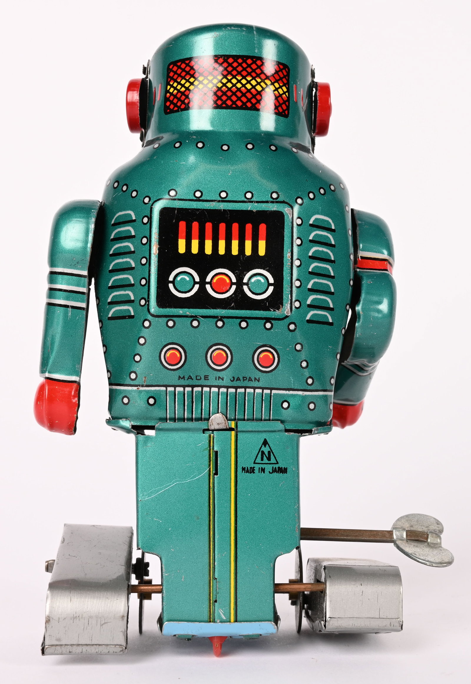 JAPAN TIN WINDUP MIGHTY ROBOT - 3